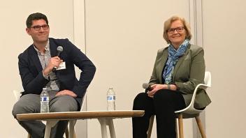 Ned Spang and Chellie Pingree