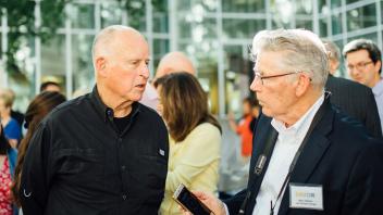 Jerry Brown and reporter