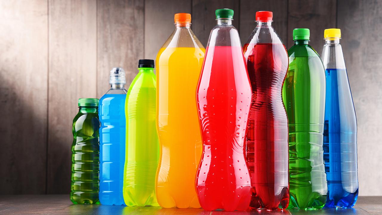 Soda bottles