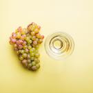 Grapes and glass